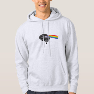 Neurodiversity Autism Sptrum ASD ADHD Rainbow Br Hoodie