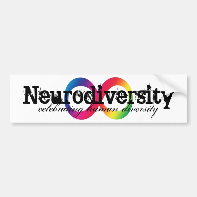 Neurodiversity bildekal (Framsidan)