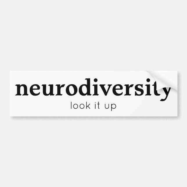 Neurodiversity bildekal (Framsidan)