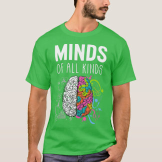 Neurodiversity Brain ADHD Autism Awareness Classic T Shirt