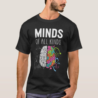 Neurodiversity Brain ADHD Autism Awareness T Shirt