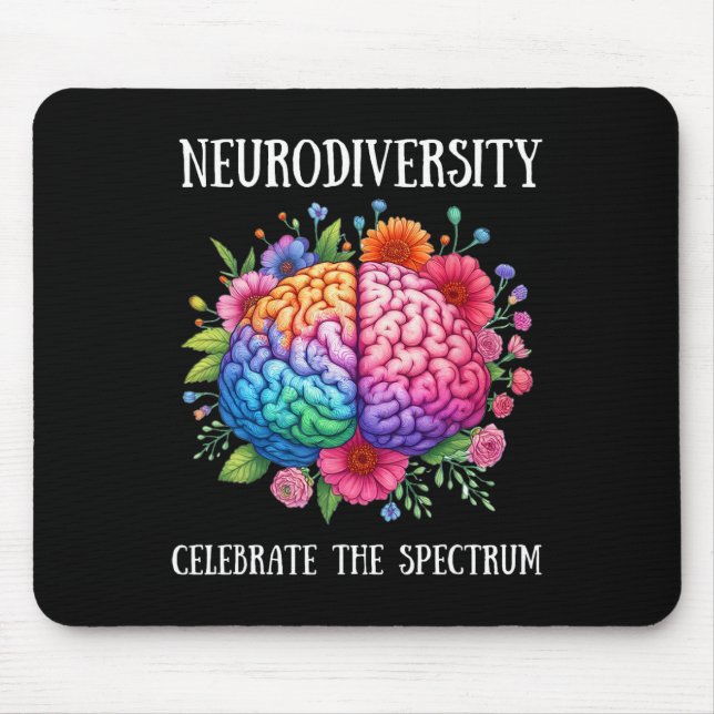 Neurodiversity Brain Adhd Awareness Asd Autism Musmatta (Framsidan)