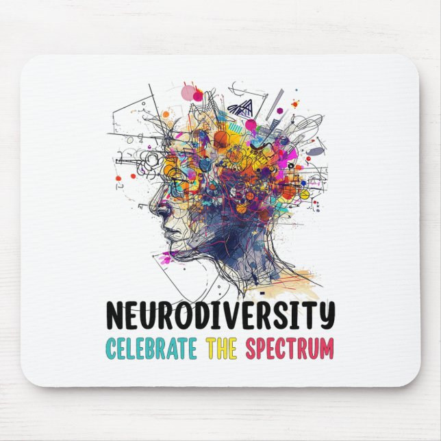 Neurodiversity Brain Autism Awareness Asd Adhd Man Musmatta (Framsidan)
