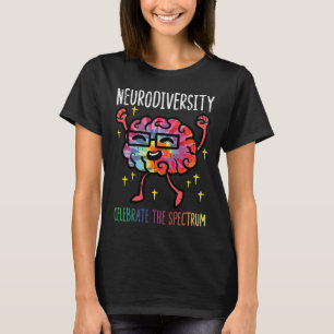 Neurodiversity Brain Autism Awareness Asd Adhd Man T Shirt