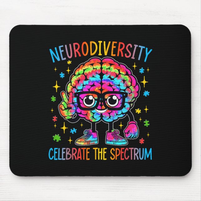 Neurodiversity Brain Autism Awareness Asd Adhd Musmatta (Framsidan)