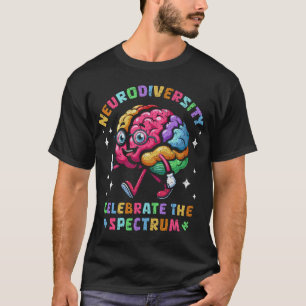 Neurodiversity Brain Autism Awareness ASD ADHD T Shirt