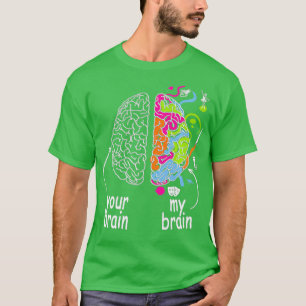 Neurodiversity Brain Idea for Dyslexia ADHD Autism T Shirt