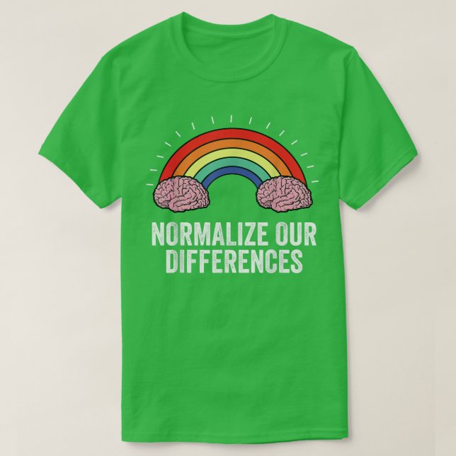 Neurodiversity Differentiate ADHD Autism Awarene ( T Shirt (Design framsida)