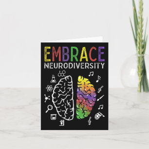 Neurodiversity Embrace Adhd Autism Asd Brain Kort