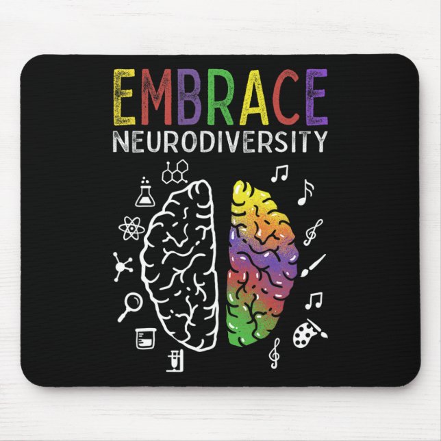 Neurodiversity Embrace Adhd Autism Asd Brain Musmatta (Framsidan)