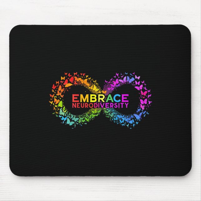 Neurodiversity Embrace Adhd Autism Asd Butterfly I Musmatta (Framsidan)