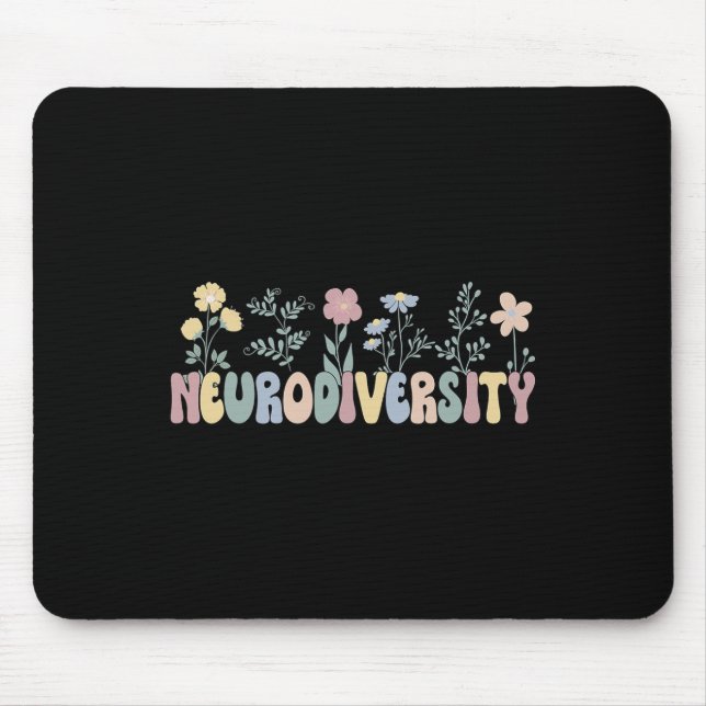 Neurodiversity Flowers Autism Neurodivergent Musmatta (Framsidan)