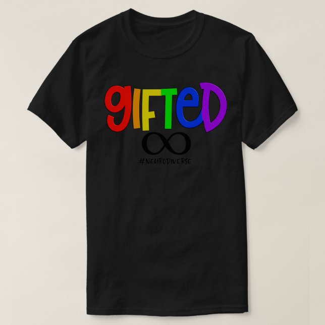 Neurodiversity Gisted T Shirt (Design framsida)