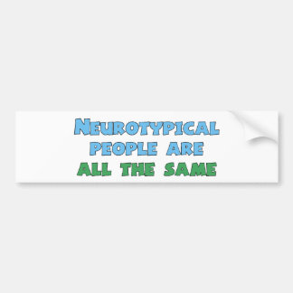 Neurodiversity Humor Funny Aspie Autism Joke Bildekal