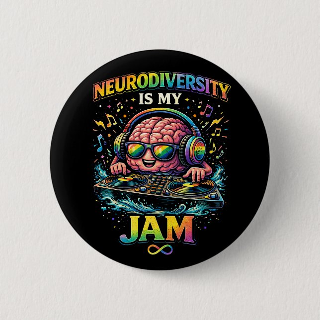 Neurodiversity Is My Jam Knapp (Framsida)