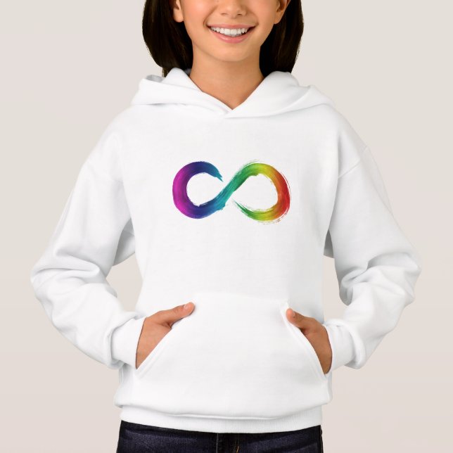Neurodiversity Logotyp Hoodie T Shirt (Framsida)