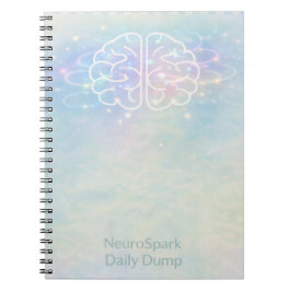 Neurodiversity NeuroSpark Daily Dump Pastel Design Anteckningsbok