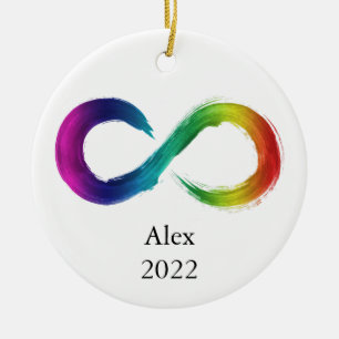 Neurodiversity Ornament med Namn