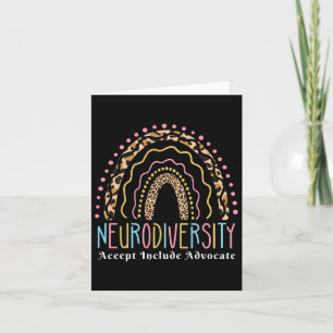 Neurodiversity Rainbow accepterar advokat Kärlek A Kort