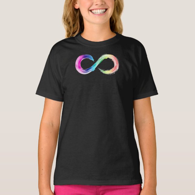 Neurodiversity Rainbow T Shirt (Framsida)