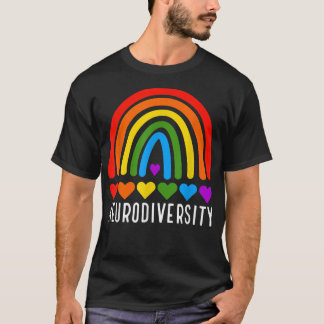 Neurodiversity Shirt Autism Spectrum ADD ADHD Rain T