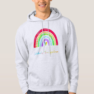 Neurodiversity Shirt Autism Spectrum ASD ADHD Rain Hoodie