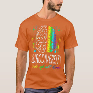 Neurodiversity Shirt Autism Spectrum ASD ADHD Rain T