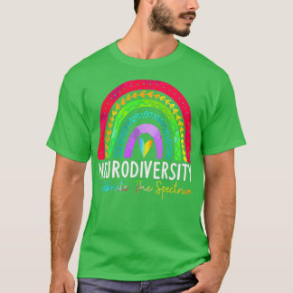 Neurodiversity Shirt Autism Spectrum ASD ADHD Rain T Shirt
