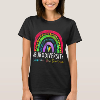 Neurodiversity Shirt Autism Spectrum ASD ADHD Rain T Shirt