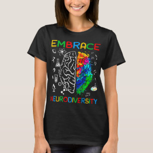 Neurodiversity Shirt Embrace ADHD Autism Awareness T