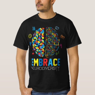 Neurodiversity Shirt Embrace ADHD Autism Awareness T Shirt
