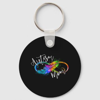 Neurodiversity Symbol Rainbow Infinity Autism Mamm Nyckelring