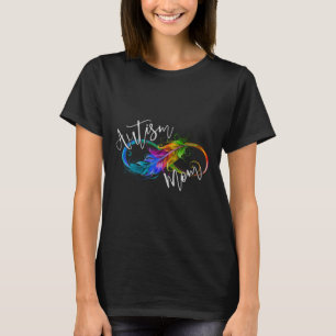 Neurodiversity Symbol Rainbow Infinity Autism Mamm T Shirt