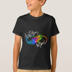 Neurodiversity Symbol Rainbow Infinity Autism Mamm T Shirt