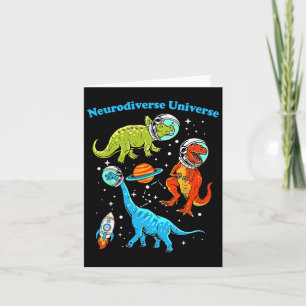 Neurodiversity Universe Dinosaurs Space Adhd Asd A Kort