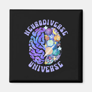 Neurodiversity Universe Neurodiversity Brain Adhd  Magnet