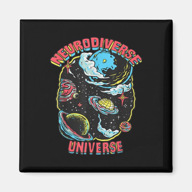 Neurodiversity Universe Neurodiversity Embrace Adh Magnet (Framsidan)