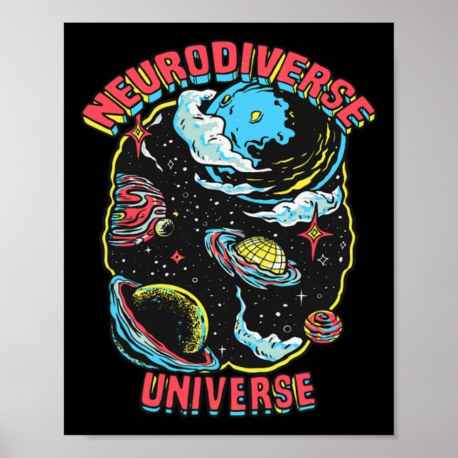 Neurodiversity Universe Neurodiversity Embrace Adh Poster (Framsidan)