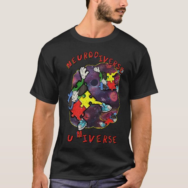 Neurodiversity Universe Neurodiversity Embrace ADH T Shirt (Framsida)