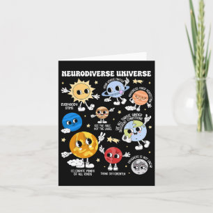 Neurodiversity Universe Planet Autism Awareness Su Kort