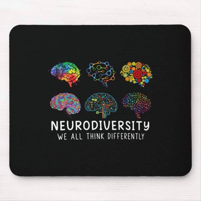 Neurodiversity we all Tänka Differentiate Brain Au Musmatta (Framsidan)