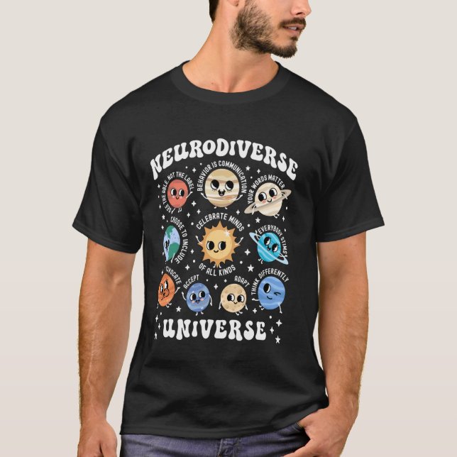Neurodiversum Autism ADHD Specialutbildning T Shirt (Framsida)