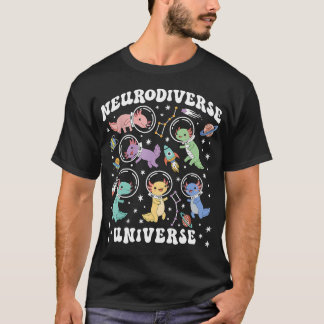 Neurodiversum Axolotl Rymd Autism Aba T Shirt