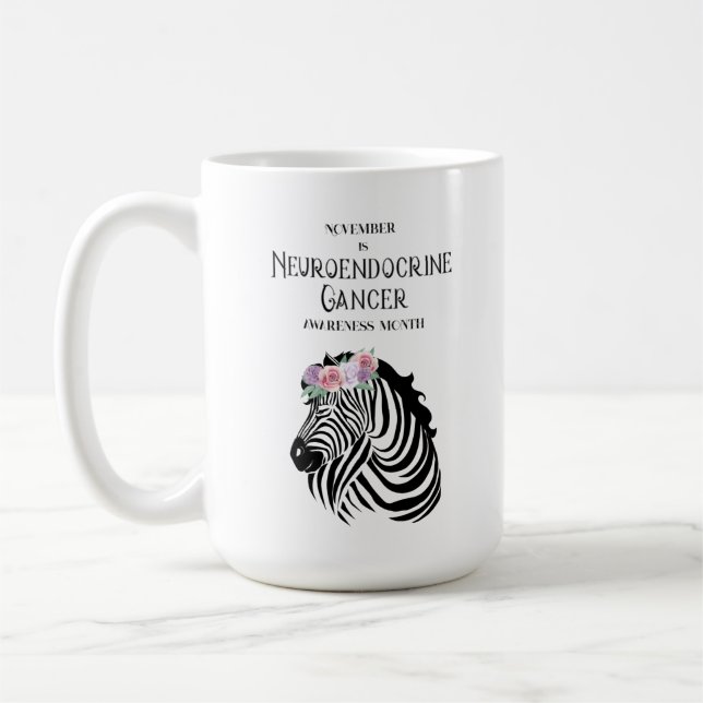 Neuroendocrine Cancer Awareness kaffe mugg (Vänster)