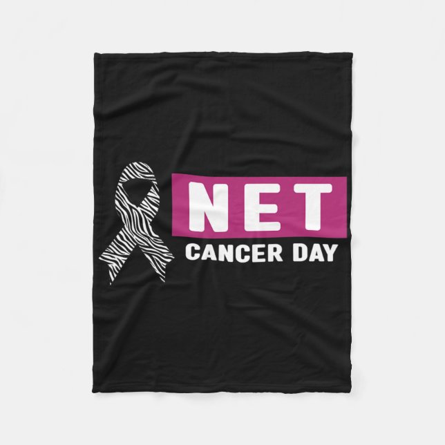 Neuroendocrine Cancer Awareness - World Net Cancer Fleecefilt (Framsidan)