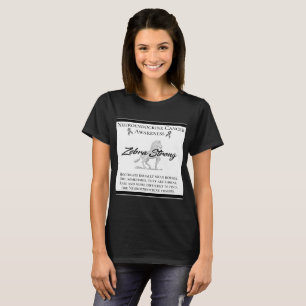 Neuroendocrine Cancer Awareness Zebra Strong T Shirt