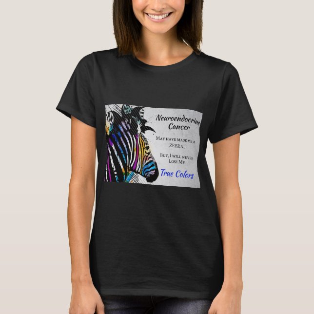 Neuroendocrine Cancer Support Awareness T-Shirt (Framsida)