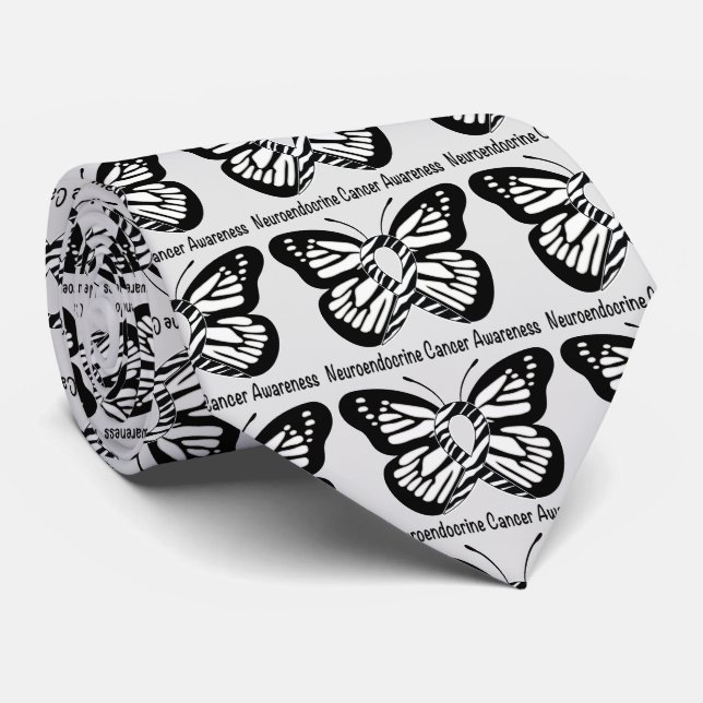 Neuroendocrine Cancer Zebra Butterfly of Hope Slips (Rullad)
