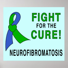 Neurofibromatos Ribbon: Kämpa för boten! Poster