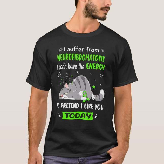 Neurofibromatos Warrior jag lider av från Neurofib T Shirt (Framsida)
